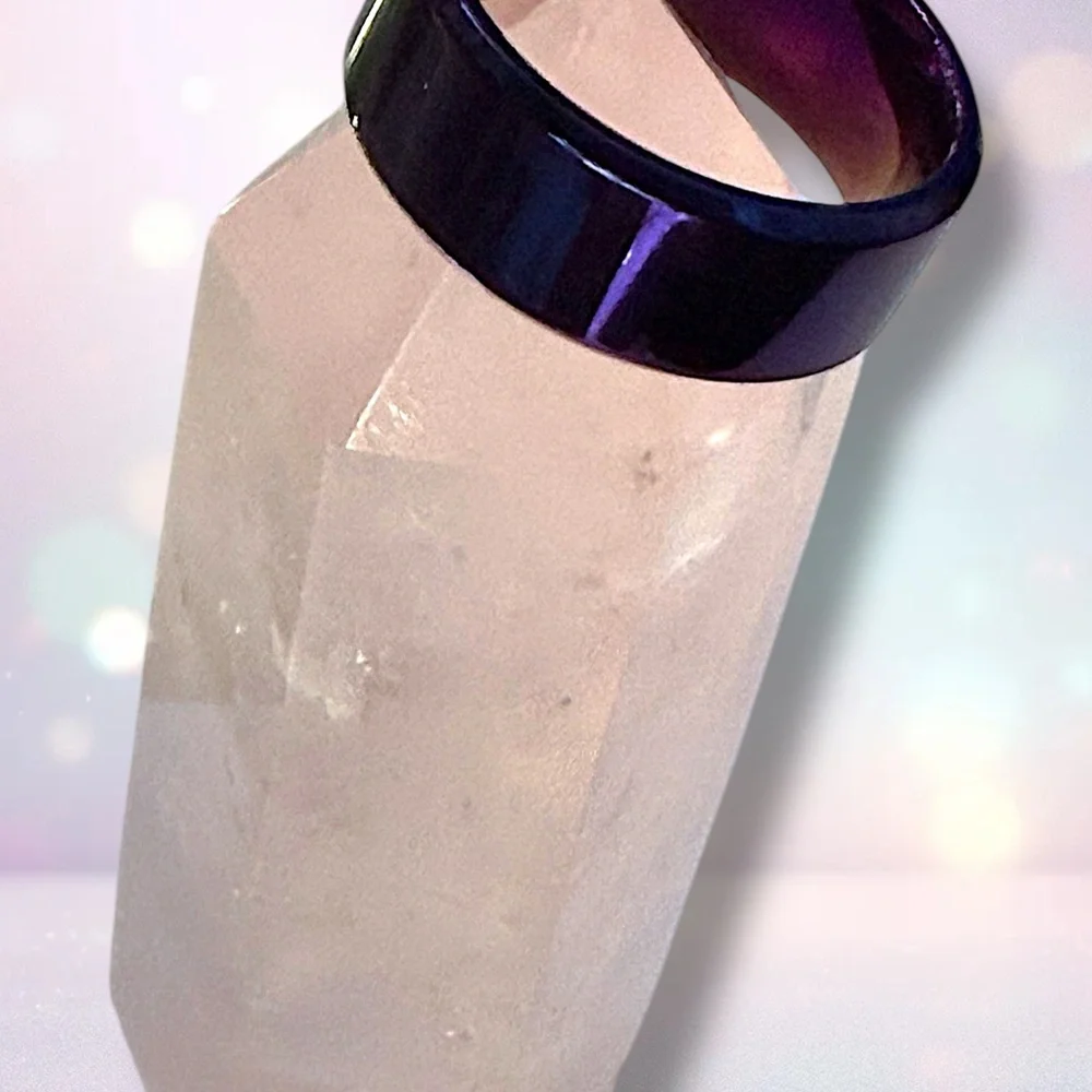 Purple Band Ring - Stainless Steel Ring NWT